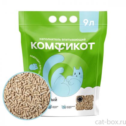 Наполнитель древесный впитывающий, мелкие гранулы, 3кг-0