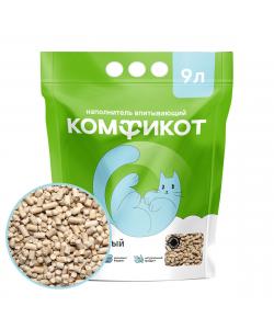 Наполнитель древесный впитывающий, крупные гранулы, 3кг