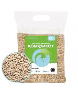 Наполнитель древесный впитывающий, крупные гранулы, 7кг