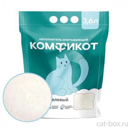 Наполнитель силикагелевый впитывающий без аромата, 3,6л/1,42кг-0