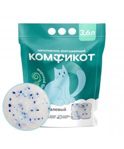 Наполнитель силикагелевый впитывающий морской бриз, 3,6л/1,42кг