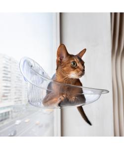 Гамак на окно для кошек "Безмятежность", 48*31*19см