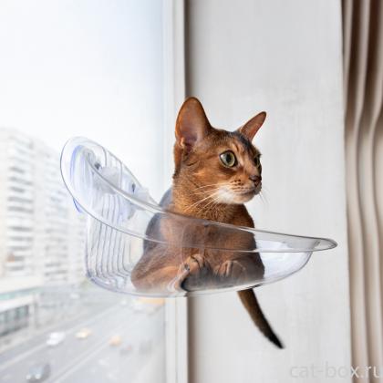Гамак на окно для кошек "Безмятежность", 48*31*19см-0