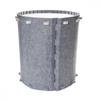 Домик для животных из войлока "Пещера", серый, 40,5*40,5*42см-3