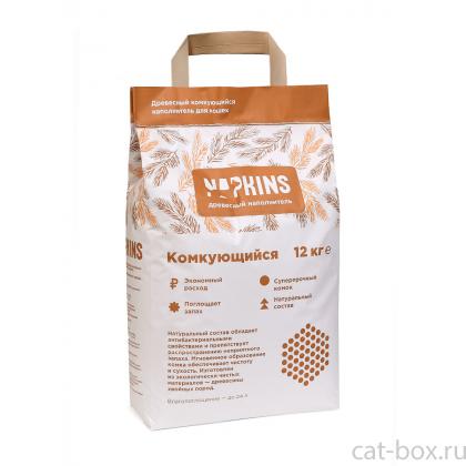 Древесный комкующийся наполнитель, 24л, 12кг-0