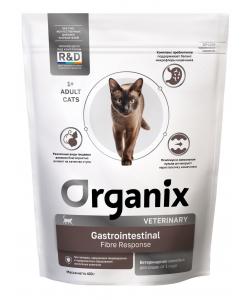 Сухой корм для кошек GASTROINTESTINAL FIBRE RESPONSE при запорах, нарушениях пищеварения и профилактики образования волосяных комочков, 0.4кг