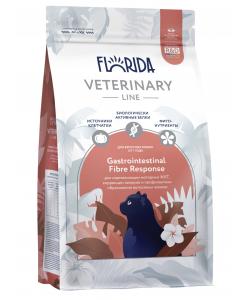 FLORIDA vet Gastrointestinal fibre response Сухой диетический корм для кошек при запорах, для профилактики образования волосяных комков, 0.35кг