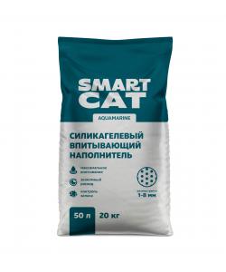 Силикагелевый наполнитель без отдушки Aquamarine, 50л/20кг