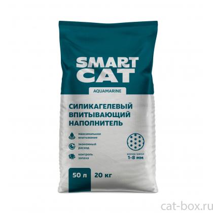 Силикагелевый наполнитель без отдушки Aquamarine, 50л/20кг-0