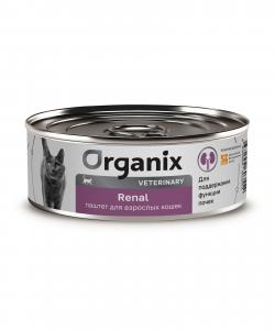 Консервы диетические Renal для взрослых кошек, поддержание функции почек, 100г