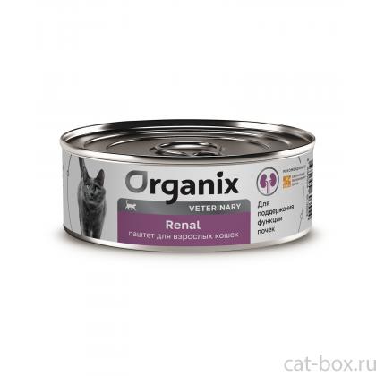 Консервы диетические Renal для взрослых кошек, поддержание функции почек, 100г-0