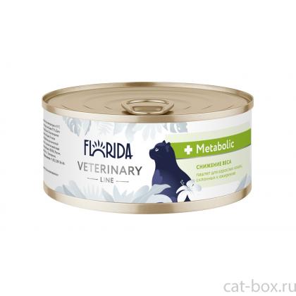Консервы диетические Metabolic для взрослых кошек для снижения веса, 100г-0