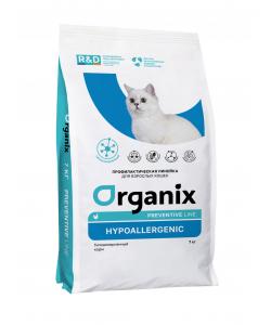 Organix prof (профилактика) Hypoallergenic сухой корм для кошек «Гипоаллергенный», 7кг 