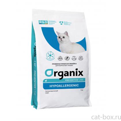 Organix prof (профилактика) Hypoallergenic сухой корм для кошек «Гипоаллергенный», 7кг -0