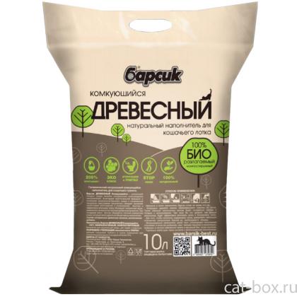 Наполнитель Древесный комкующийся, 10л/5кг-0