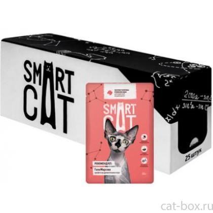 Упаковка 25 шт. Паучи для взрослых кошек и котят кусочки телятины в нежном соусе-0