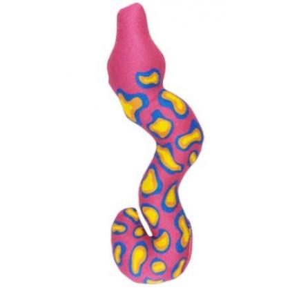 Игрушка для кошек Змея с валерианой 21 см-1