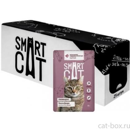 Упаковка 25 шт. Паучи для взрослых кошек и котят кусочки кролика с морковью в нежном соусе-0