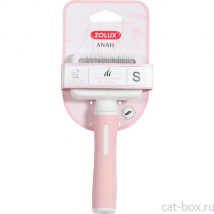 Щетка-пуходерка малая для кошек, S, 7,3*3,3*16,5см-0