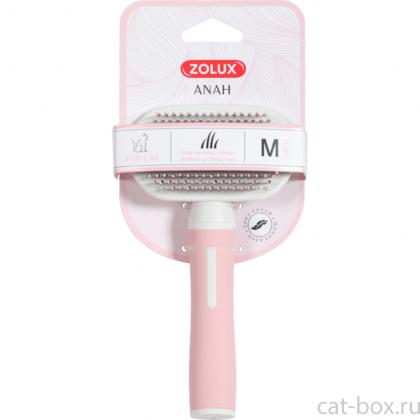 Массажная щетка средняя для кошек, M, 8,8*4*17см-0