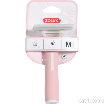 Щетка-триммер средняя для кошек, M, 9*6*20см-0