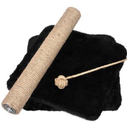 Когтеточка "Noir" черная, джут, 35*35*52см-1