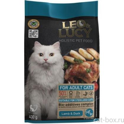 Сухой холистик корм для кошек с ягненком, уткой и биодобавками, подходит для стерилизованных-0