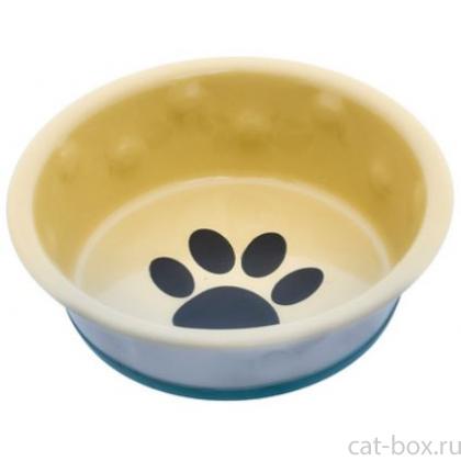 Нескользящая миска "Панджа", бежевая, 300 мл-0