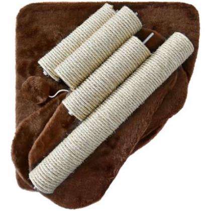 Когтеточка "Marron" шоколадная, 50*50*54см, сизаль-2