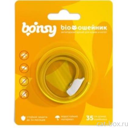 Антипаразитарный БИОошейник для котят и кошек, банановое чудо, 35см-0