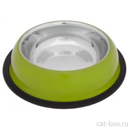 Миска с нескользящим покрытием "Кута", салатовая, 235мл-0