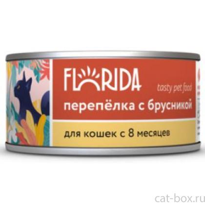 Консервы для кошек "Перепёлка с брусникой"-0