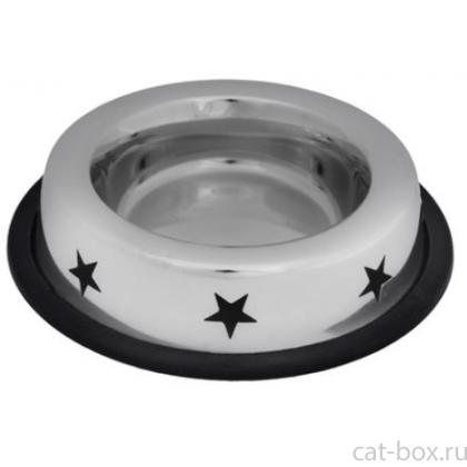Металлическая миска с резинкой "Star", 225 мл-0