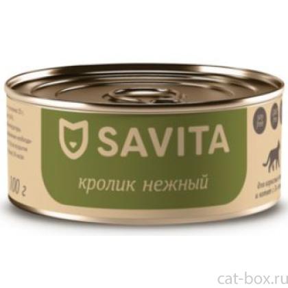 Консервы для кошек и котят. Кролик нежный-0