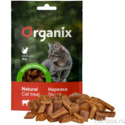 Вяленое лакомство для кошек "Говяжье вымя нарезка"-0