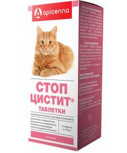 Стоп-Цистит для кошек - лечение и профилактика МКБ, 15таб.