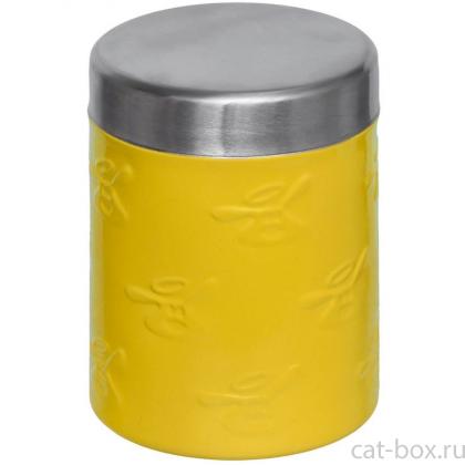 Контейнер для хранения корма, желтый, 730 мл-0