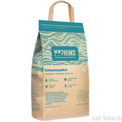 Комкующийся наполнитель с ароматом "Морская свежесть" 5л, 3кг-0