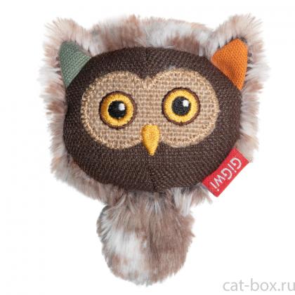 Игрушка для кошек Сова интерактивная 11см, серия CATCH&SCRATCH ECO (85021)-0