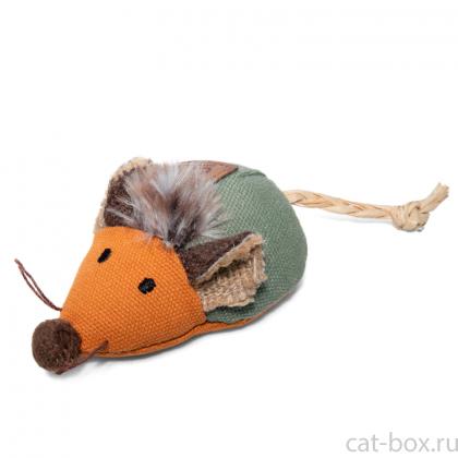 Игрушка для кошек Мышка со звуковым чипом 9см, серия CATCH&SCRATCH ECO (85019)-0