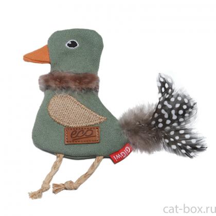 Игрушка для кошек Птичка с кошачьей мятой 14см, серия CATCH&SCRATCH ECO (85018)-0