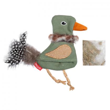 Игрушка для кошек Птичка с кошачьей мятой 14см, серия CATCH&SCRATCH ECO (85018)-1