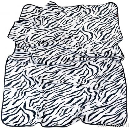 Плед-подстилка для животных "Зебра" 150*100см, велсофт-0