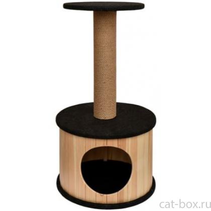 Домик-когтеточка "Фелин", 42*42*80см, джут-0