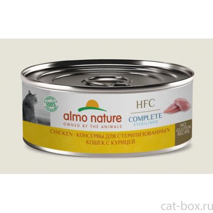 Консервы для стерилизованных кошек с курицей (HFC – Complete Sterilised –  Chicken), 100г-0