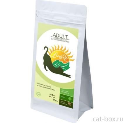 Сухой корм для взрослых кошек, ассорти из мяса домашней птицы, Adult Cat-0