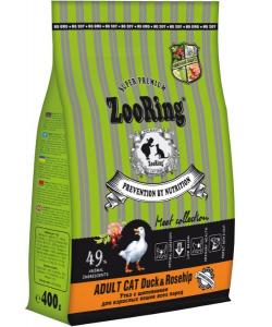 Корм сухой для кошек Adult Cat Duck Rosehip Утка и шиповник, 0.4кг