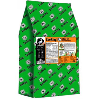 Корм сухой для кошек Adult Cat Duck Rosehip Утка и шиповник, 10кг-3