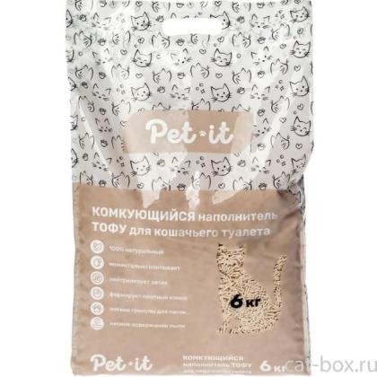 TOFU комкующийся наполнитель для кошек Тофу без аромата, 12л-0