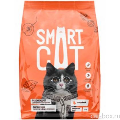 Сухой корм для взрослых кошек с индейкой-0